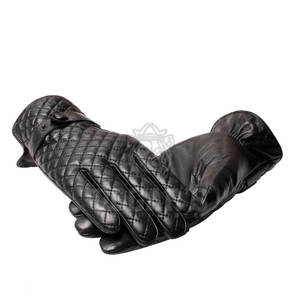 Guantes de cuero suave para hombre, protección completa para las manos, hechos en Pakistán, transpirables, para venta en línea. - Product Image 4