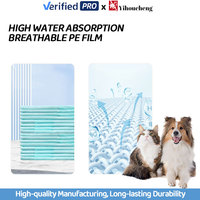 YHC Mini Einweg Welpen training Windel PE Papier Material Benutzer definiert SAP 60*60 Wee Pads Hund Katze Töpfchen Urin Absorption
