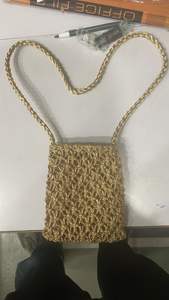 Nuevo Bolso de Mano Bordado con Cuentas, Clutch Artesanal con Diseño Intrincado y Motivo Floral, Bolsos de Mujer - Product Image 3