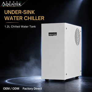 Enfriador de Agua de Acero Inoxidable Aquatek, Tipo Pedestal, Eléctrico, Ecológico, Funcionamiento Silencioso - Product Image 1