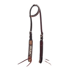Top Trendy 100% Cuir de vache Western One Headstall avec Crystal Work Top Fournisseur Indien Fabricant en Inde - Product Image 4
