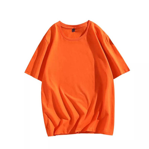 เสื้อยืดคอกลมทรงเข้ารูปแขนสั้นผู้ชาย ป้องกันขนร่วง โลโก้ด้านหน้า แบรนด์ USWY ผลิตในปากีสถาน - Product Image 5