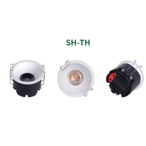 Downlight LED encastré en aluminium 10W, découpe 75mm, option de finition multicolore, cadre étroit, sans scintillement, CRI élevé RA92 - Product Image 3
