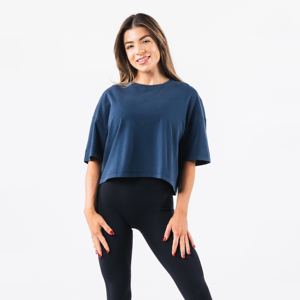 Camiseta Corta de Verano para Mujer, Nueva Moda, 100% Algodón, Secado Rápido, Transpirable, Informal, para Gimnasio - Product Image 4