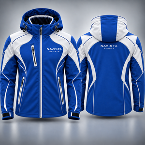 เสื้อแจ็คเก็ตซอฟต์เชลล์ฤดูหนาว NAVISTA SPORTS แบบสั่งทำพิเศษ สำหรับทุกเพศ คุณภาพพรีเมียม ราคาขายส่ง กันน้ำ ระบายอากาศได้ดี เป็นมิตรกับสิ่งแวดล้อม - Product Image 4