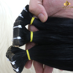 Extensiones de cabello con cinta adhesiva, lisas, rubio platino con raíz natural # 60 / 613 Color, Calidad Premium, Fabricante de Vietnam - Product Image 2
