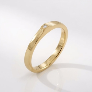 แหวนหมั้นทองคำแท้ 18K ชุบโรเดียม ลายภูเขา สุดหรู สำหรับผู้หญิง เครื่องประดับชั้นดีทันสมัย ของขวัญแต่งงานแบบ OEM - Product Image 4