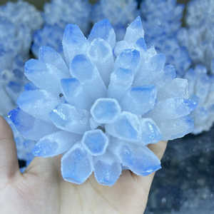 Adornos de Piedra de Cristal Imitación Antigua Original, en Forma de Esfera Tallada, para Decoración del Hogar y Colección - Product Image 4