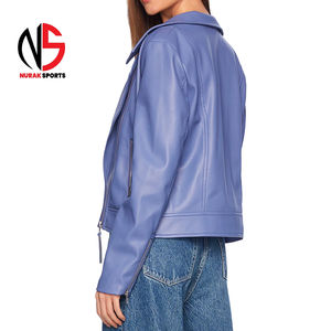 Chaqueta de Cuero Genuino para Mujer, Personalizada, de Invierno, con Cierre, Manga Larga, Tejido Suave para Oficina, Ropa de Mujer, Chaquetas en Nurak 2026 - Product Image 3