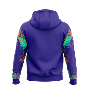 Sweat à capuche pour homme, coupe classique, en tissu polaire écologique, avec logo personnalisé de haute qualité sur le devant. - Product Image 4