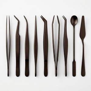 Ensemble de 9 ustensiles de présentation multi-usages pour chefs, outils professionnels de présentation et de garnissage des plats, utiles pour les chefs et les cuisiniers - Product Image 1
