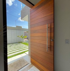 Portes en bois insonorisées sur mesure de qualité supérieure - Portes en bois avec bloc-porte - Portes extérieures en bois - Product Image 1