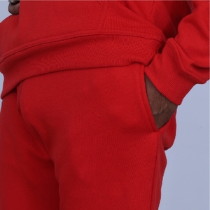 Conjunto de chándal de algodón 100% para hombre, sudadera con capucha de alta calidad, chándal para hombre, 100% algodón - Product Image 5