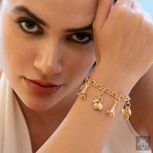 PRAO French Allure Bracelet anti-ternissement doré Accessoire à breloques fines - Product Image 3