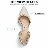 Damen Strass Stiletto High Heels Pumps Geschlossene Zehenpartie Brautsandalen für Frühling Sommer Herbst