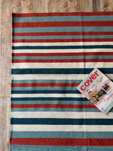 Alfombra de puerta hecha a mano Chindi colorida, alfombra de suelo indio lavable para dormitorio, baño, decoración del hogar - Product Image 3