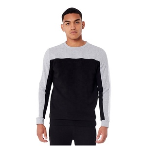 Sudadera de gran tamaño de lana en blanco con cuello redondo de 400 Gsm de alta calidad para hombres en relieve con logotipo personalizado directo del fabricante - Product Image 1