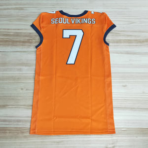 Maillot de football américain personnalisé, nouvelle saison, rouge et blanc, ensemble de football de club, manches courtes, 100% viscose/coton respirant, uniforme d'équipe - Product Image 6