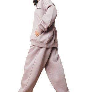 Vente en gros de survêtements haute qualité en tissu vêtements de sport grande taille surdimensionnés respirants pour femmes - Product Image 3