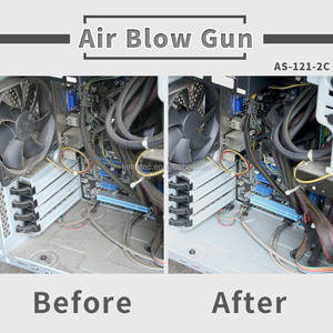 Pointe de sécurité ergonomique légère en aluminium Tube pistolet à air haute pression buse pour le nettoyage de l'équipement de dépoussiérage industriel - Product Image 6