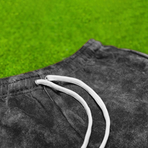Shorts décontractés en mélange de coton pour hommes, avec cordon de serrage et taille élastique, pour l'été et la plage, personnalisables avec logo, vente en gros - Product Image 5