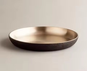 Plateau de service en métal pour chocolats faits main, assiette à dessert en acier inoxydable, plateau de présentation de bonbons pour la cuisine - Product Image 6