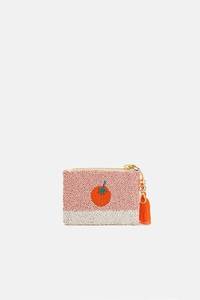 Magnifique porte-monnaie brodé à la main avec perles pour ranger les pièces de monnaie, les cartes et les petits essentiels - Product Image 6