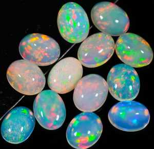 Opale d'Éthiopie naturelle, cabochon poli, pierre précieuse en vrac pour la fabrication de bijoux, fournisseur en gros, export international B2B, OEM - Product Image 2