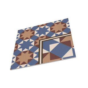 Carreaux d'extérieur modernes 400x400 mm, carreaux extérieurs carrés de haute qualité, épaisseur 12 mm, semi-porcelaine, imperméables, finition mate glacée, style ferme - Product Image 3