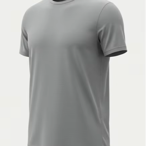 เสื้อเชิ้ตผู้ชายแขนสั้นผ้าคอตตอน/โพลีเอสเตอร์คุณภาพสูง แบบลำลอง สีพื้น  ผ้าทอ  ปักลายได้ตามต้องการ - Product Image 1