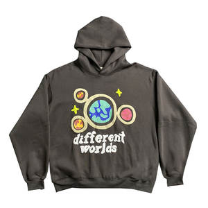 Meilleur fournisseur de sweats à capuche légers et solides pour hommes, à manches longues, avec impression en relief, logo personnalisé, confortables, séchage rapide, impression en relief - Product Image 1