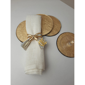 Antique Brass and Metal <b>Drink</b> <b>Coasters</b> Metal <b>Coaster</b> With Round Shape for Hammered Design in Indian Wholesale Prices Supplies - Product Image 6