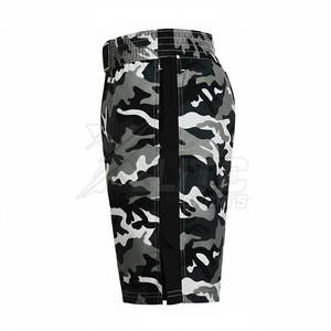 Pantalones Cortos de MMA Cómodos y Elásticos con Logotipo Frontal para Entrenamiento de Artes Marciales - Ajuste Atlético Ligero y Transpirable de Spandex/Poliéster - Product Image 6