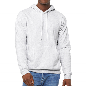 Personnalisé 400gsm 100% coton polaire écologique Streetwear poche coupe régulière grande taille hommes hiver à capuche avant chaleur - Product Image 3