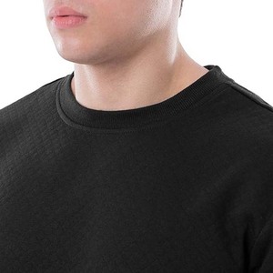 Suéter de Punto de Algodón para Hombre, Cuello Redondo, Corte Regular, Color Negro, Informal, para Otoño, Precio Económico, Última Tendencia - Product Image 5