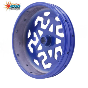 SUN Racing Nouveau Tambour d'embrayage en acier bleu MO100-CVT011 Fabriqué à Taïwan Performances fiables et durables Système CVT pour scooter MIO100 - Product Image 3