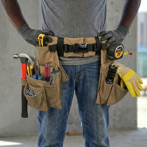 Cinturón de herramientas para carpintero, cinturón de herramientas resistente, cinturón de herramientas para construcción, cinturón de herramientas para electricista, cinturón de herramientas profesional - Product Image 6