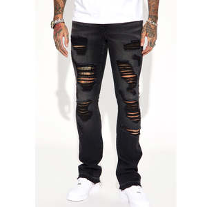 กางเกงยีนส์ทรงตรงเอวกลางสำหรับผู้ชายขายส่ง - กางเกงเดนิมคุณภาพสูง ระบายอากาศได้ดี เป็นมิตรกับสิ่งแวดล้อมสำหรับผู้ชาย - Product Image 6