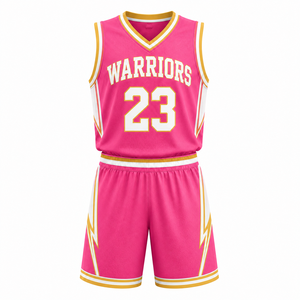 Conjunto de Uniforme de Baloncesto para Hombre, Camisetas y Pantalones Cortos Sublimados Personalizados, Ropa Deportiva Transpirable y Ligera para Entrenamiento y Juegos, al por Mayor - Product Image 1