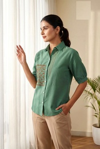 เสื้อครอปปักลายดีไซน์ใหม่ สวยหรูมีระดับ - Product Image 2