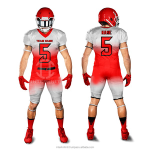 Uniformes de Fútbol Americano para Adultos de Alta Calidad, Impresos, Tallas Grandes, con Letras Sólidas, Manga Corta, Personalizados para Entrenamiento de Equipos - Product Image 4