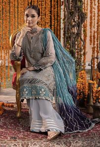 New Arrival Traditional Pakistani Salwar Kameez Heavy Embroidery Stylish Women Ankle-Length Quick Dry Breathable Summer Party - Product Image 3