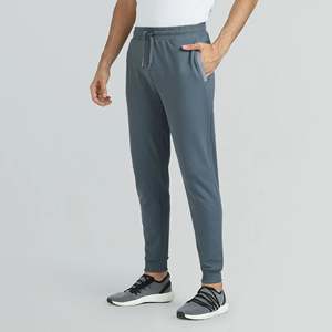 Wholesale High Quality Custom Design Logo Men's <b>Slim</b> Fit Cotton Sweatpants Elastic Waist Pockets & Ribbed Cuffs Casual <b>Joggers</b> - Product Image 2