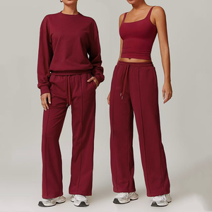 Pantalones Deportivos de Invierno para Mujer, de Alta Calidad, con Cordón Ajustable, Tela de Felpa, Colores y Tallas Personalizables - Product Image 6