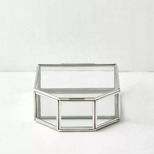 กล่องเก็บเครื่องประดับและเครื่องสำอางทองเหลืองทรงหรูหราไม่ซ้ำใครสำหรับผู้หญิง ขายส่ง - Product Image 2