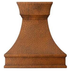Exclusive Copper Range Hood Featuring Artisan Hammered Texture Elegant Cooking <b>Space</b> <b>Decoration</b> Superior Ventilation Performance - Product Image 4