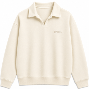 Sweat-shirt de sport à col rond et manches longues en coton 100% épais grande taille avec logo personnalisé - Product Image 5