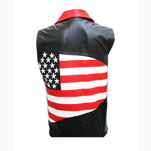 Chaleco de Cuero Reversible de Alta Calidad para Hombre, Estilo Casual Transpirable para Invierno, Paneles de Cuero de EE. UU. - Product Image 3