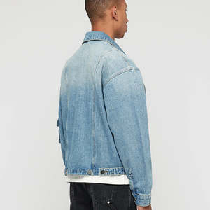 Chaquetas y Abrigos de Mezclilla Tejida 100% Algodón para Hombre, Personalizables, a la Moda, Casuales, Clásicos, Ecológicos, Resistentes al Viento, con Estilo Moderno - Product Image 6