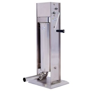 Poussoir à Saucisses Commercial en Acier Inoxydable à Double Vitesse 7LB/3, Remplisseur de Viande Vertical avec 4 Tubes de Remplissage pour Usage Domestique et Professionnel - Product Image 3